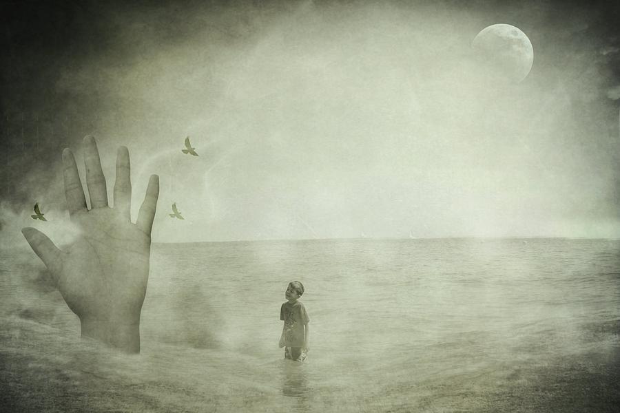 Surrealism Digital Art - In a little boys dream where anything is possible  by Usman Ali