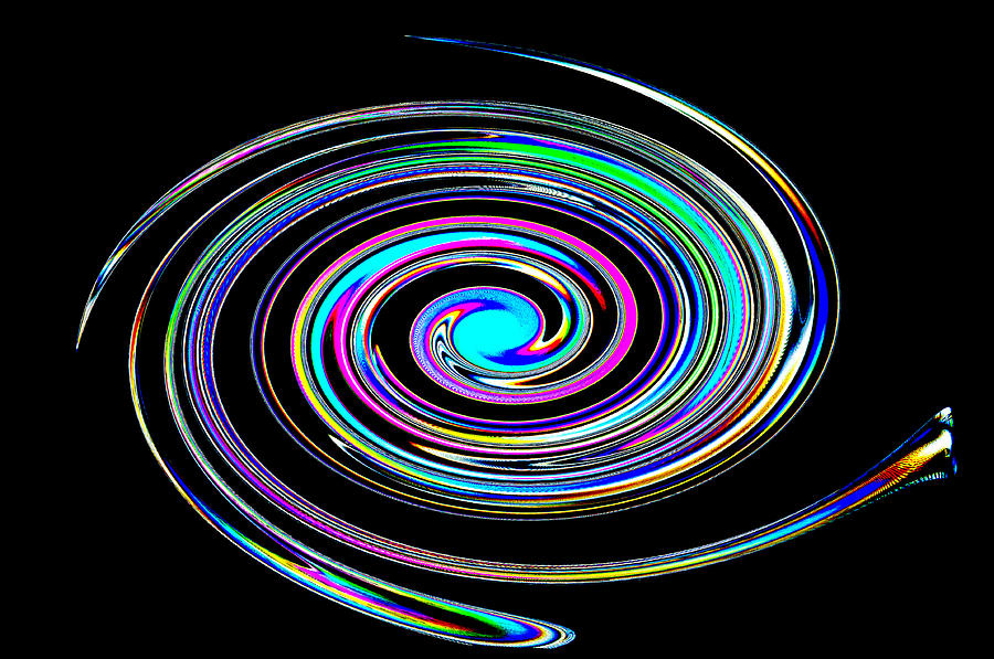 Abstract Photograph - In A Whirl by Steve Purnell