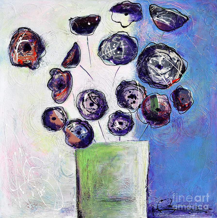 In Full Bloom Painting - In Full Bloom by Johane Amirault