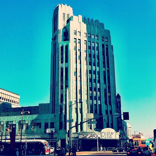 Vintage Photograph - In #love With This #teal #building by April Ferocious