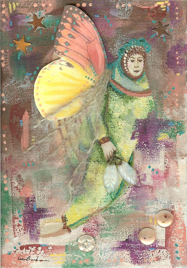 Fairy Painting - In My Dreams by Lisa Buchanan