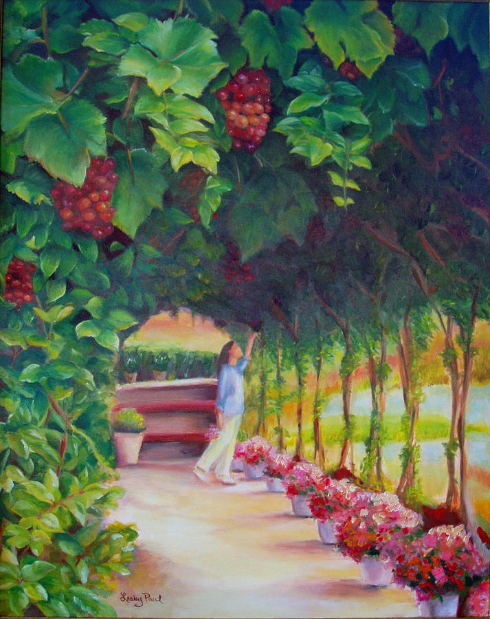 In The Arbor Painting by Lesley Paul | Fine Art America