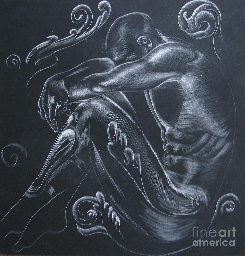 In The Dark... Drawing by Iglika Milcheva-Godfrey