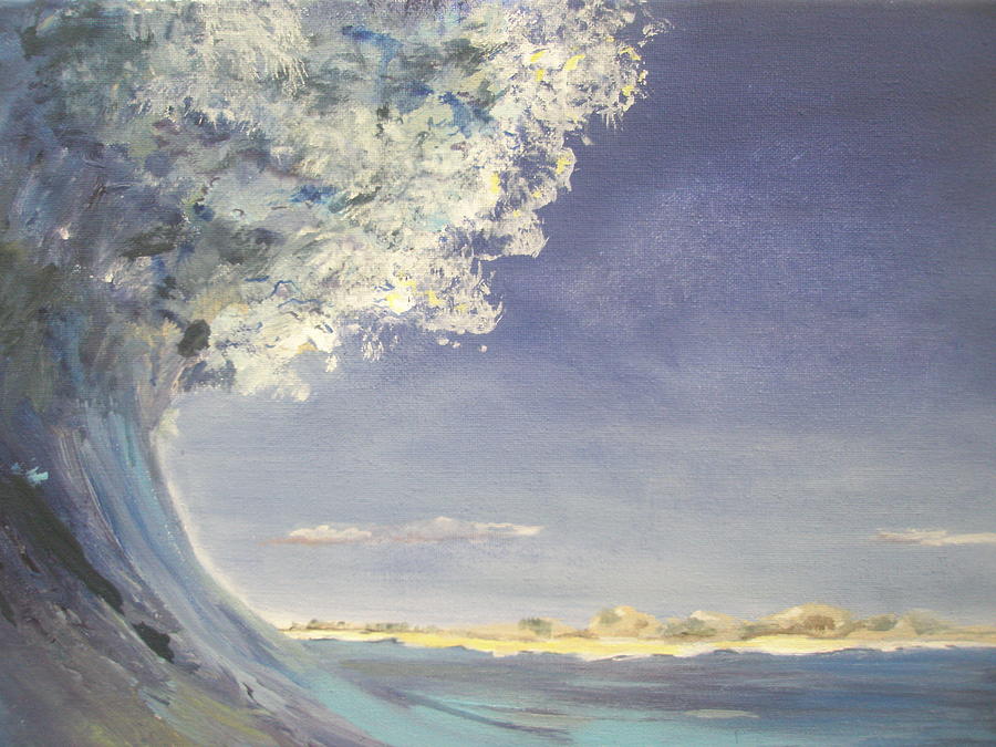 Beach Painting - In the Wave by Linda McCarthy