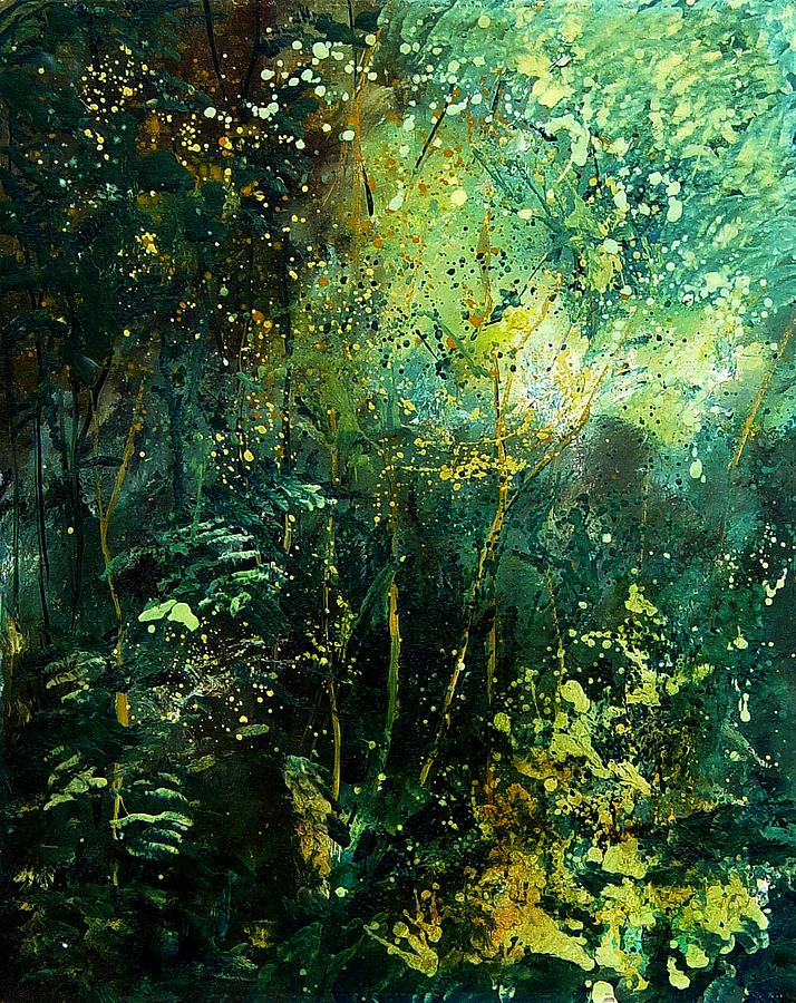 Landscape Painting - In The Wood 452130 by Pol Ledent