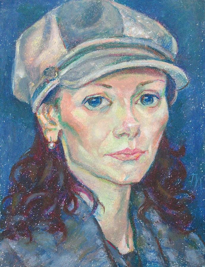 Portrait Painting - Ina Gudkov by Leonid Petrushin