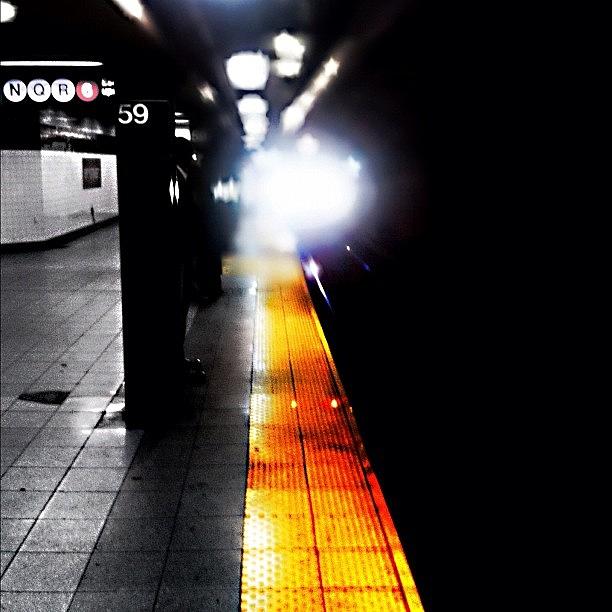 New York City Photograph - Incoming Train #igers #iphone #igdaily by Nikos Vosniadis
