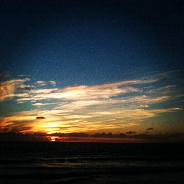 Beach Photograph - Incredible Sunset. #beach , #rita520 by Rita Spiegel