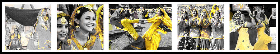 Indian Photograph - Indian bhangra dance by Sumit Mehndiratta