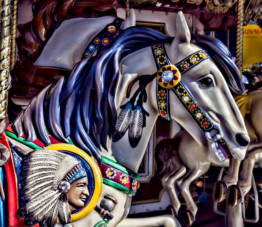 Fantasy Photograph - Indian Chiefs Horse by Garry Gay