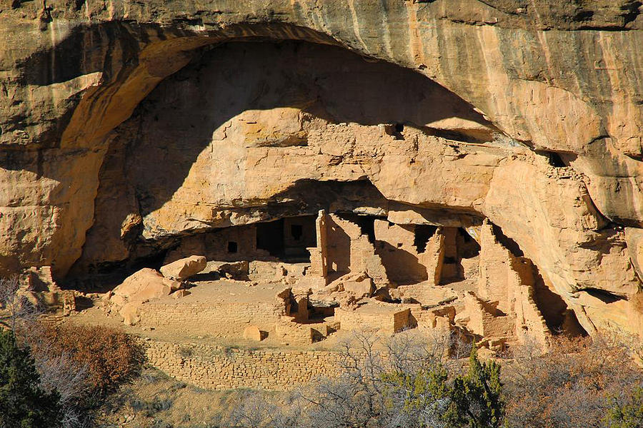 Indian Cliff Dwellings Photograph by Steve McKinzie