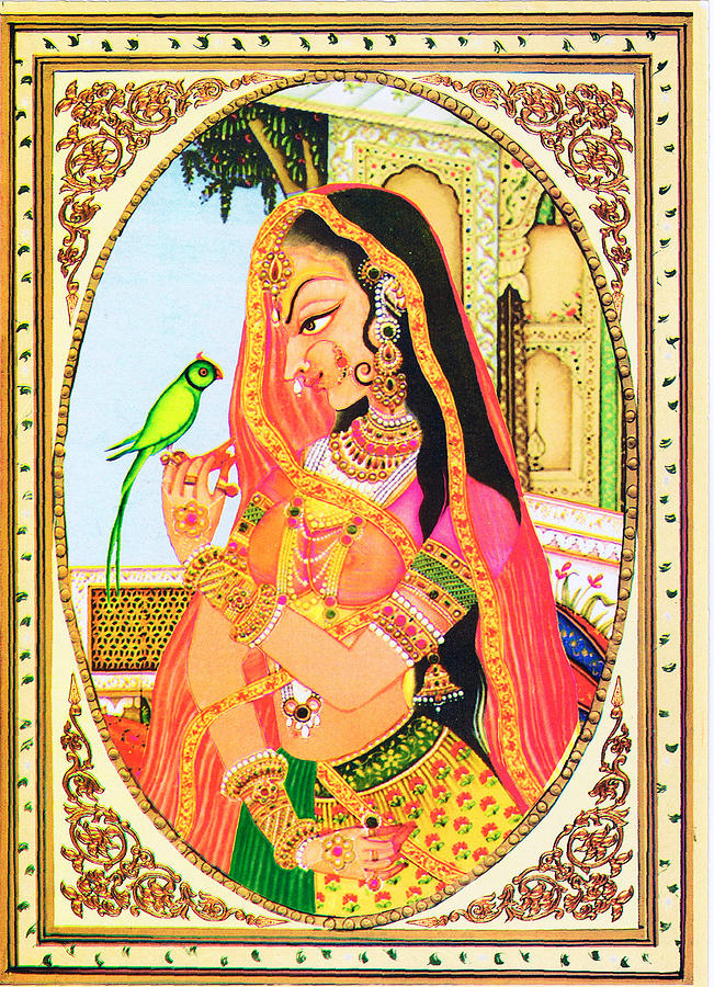 Indian empress Digital Art by Sumit Mehndiratta