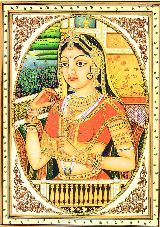 Queen Digital Art - Indian Queen by Sumit Mehndiratta