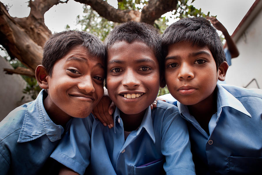 Indian Teen Boys Photograph By Subpong Ittitanakul