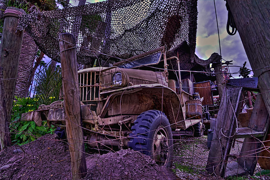 Indiana Jones Jeep HDR Photograph by Jason Blalock