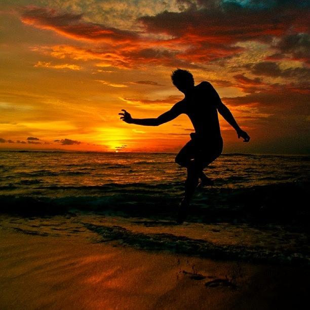 Sunset Photograph - #indonesia #beach #sunset #lombok by Rudi Gunawan