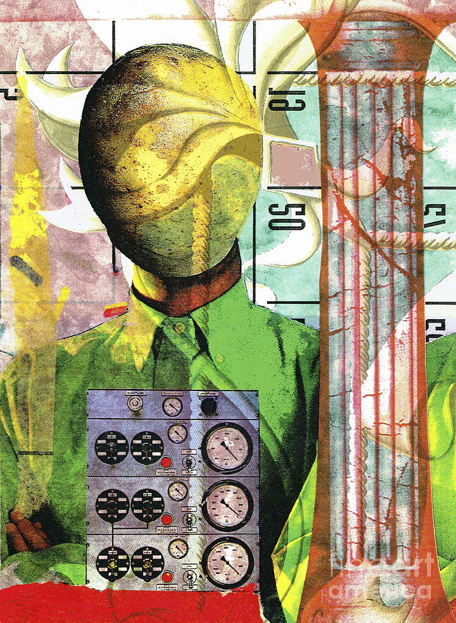 Industrial Nerd Mixed Media by Bill Thomson