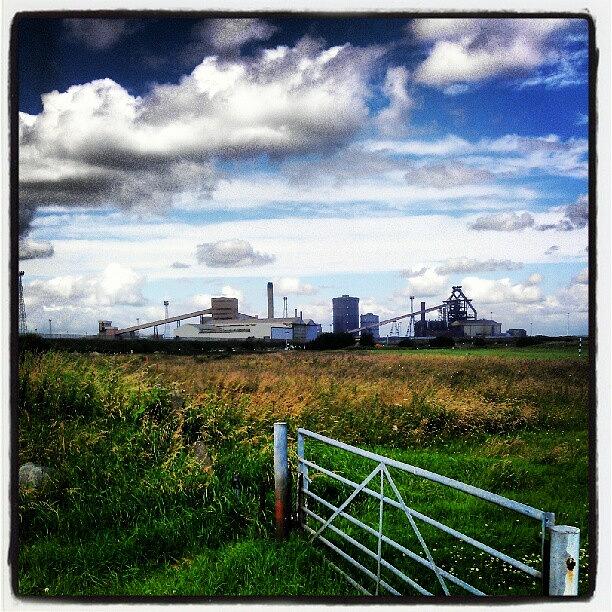 Skyline Photograph - #industrial #skyline by Chris Ayres