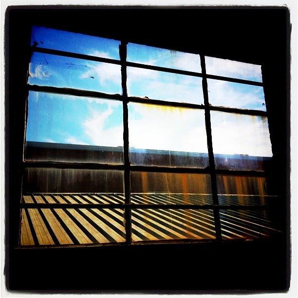 Window Photograph - Industrial Window by Norbert Cristia