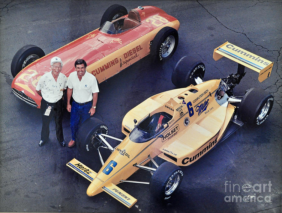 Indy 500 Historical Race Cars Photograph by John Black