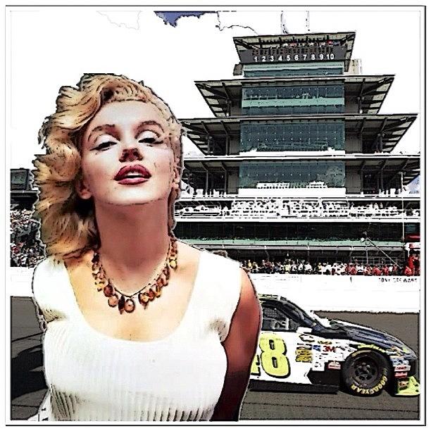 Abstract Photograph - Indy With Marilyn...
#art #artist by Popdada Ken Williams