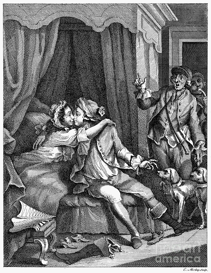 INFIDELITY, 18th CENTURY Photograph by Granger