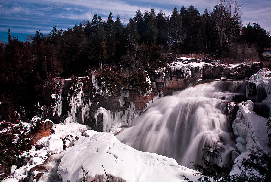 Waterfall Photograph - Inglis Falls by Cale Best