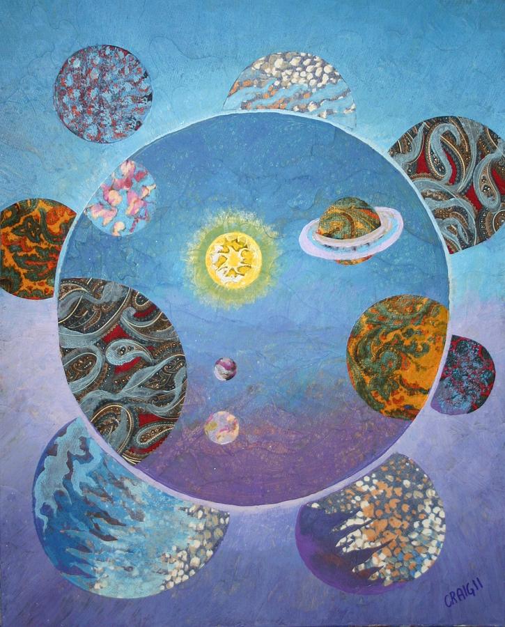 Planet Mixed Media - Inner and Outer Space by Bob Craig