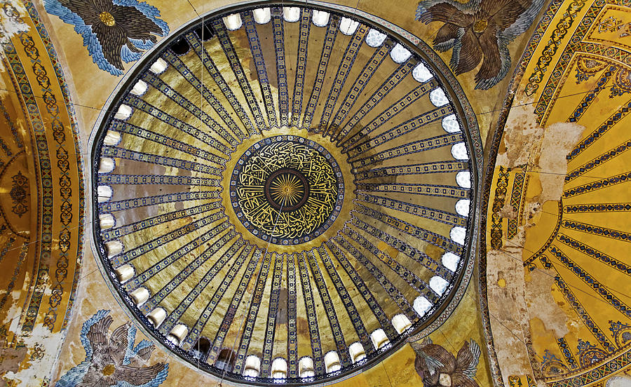 Inner Dome Art Hagia Sophia Photograph by Kantilal Patel | Fine Art America