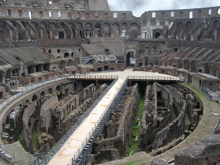 Inside the Colosseum Photograph by Caroline Stella