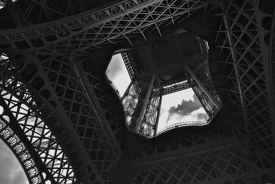 Inside the Eiffel Tower Photograph by Eric Tressler