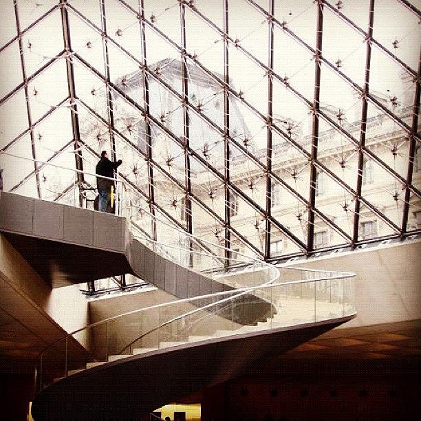 Paris Photograph - Inside The Louvre Museum. #paris by Dorcas Pang