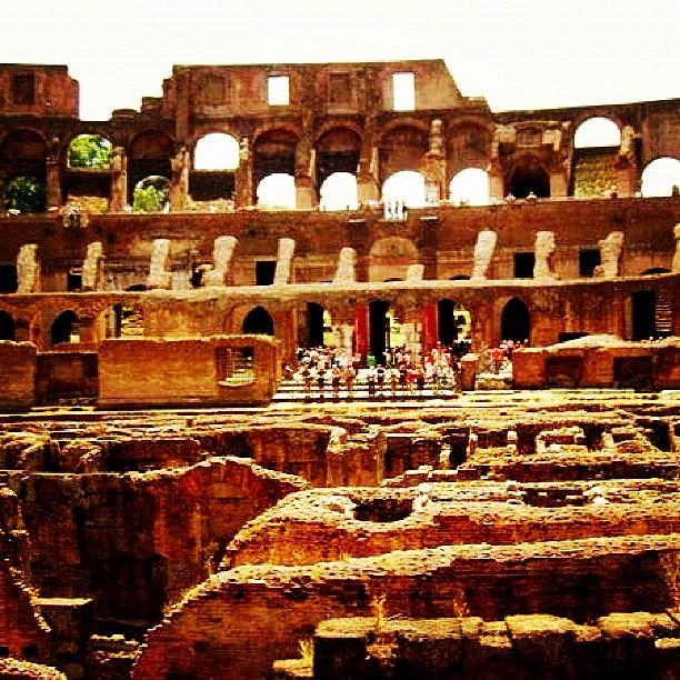 Teg Photograph - Inside The Roman Coliseum #rome #italy by David Sabat