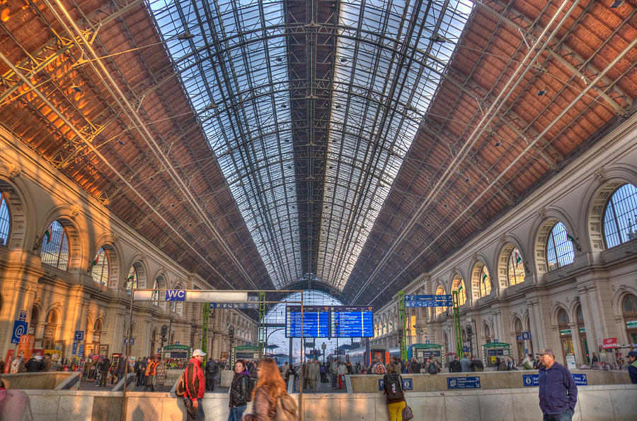 Inside the Train Station HDR Photograph by Matthew Bamberg
