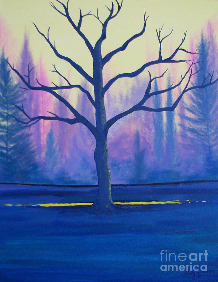 Inspiration Tree Painting by Stacey Zimmerman
