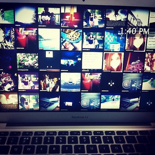 Win Photograph - Instagram Feed As A Screensaver On My by Nikhil Chawla