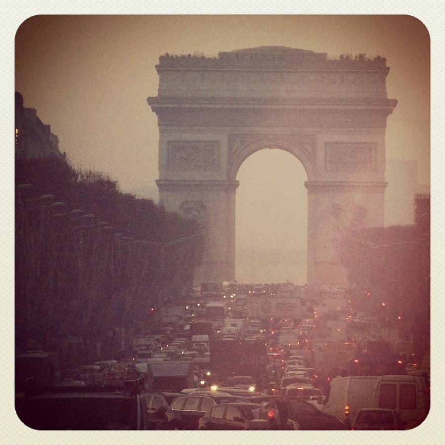 Instagram Photo - lArc de Triomphe - Paris Photograph by Marianna Mills