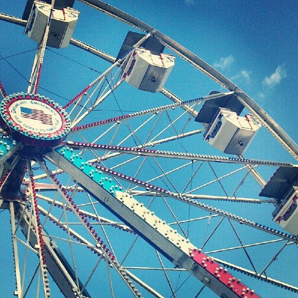 Ferris Wheel Photograph - Instagram Photo by Jay Martin