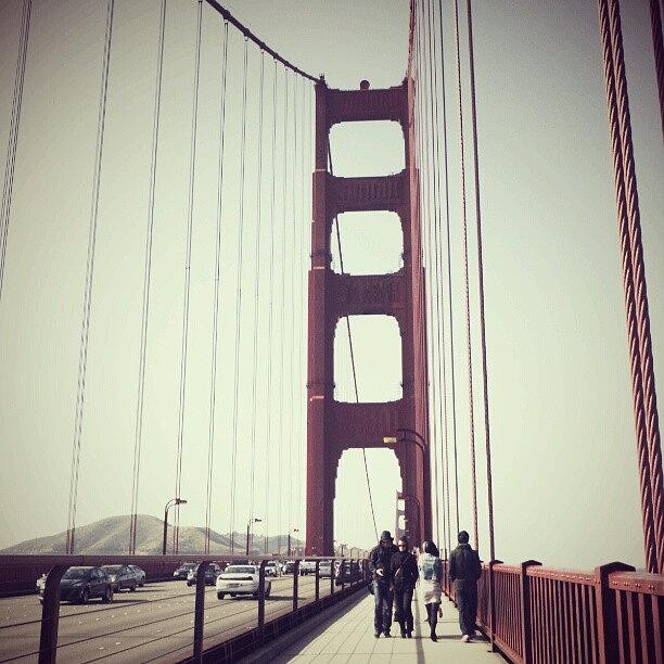 Bridge Photograph - #instagram #sf #goldengatebridge by Thanh Bui