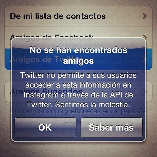 Instagram Ya No Es Amigo De Twitter :( Photograph by Juan Martin