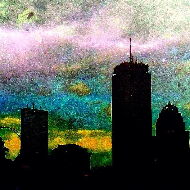 Space Photograph - #instareal #igerboston #boston #mycity by Nate Greenberg