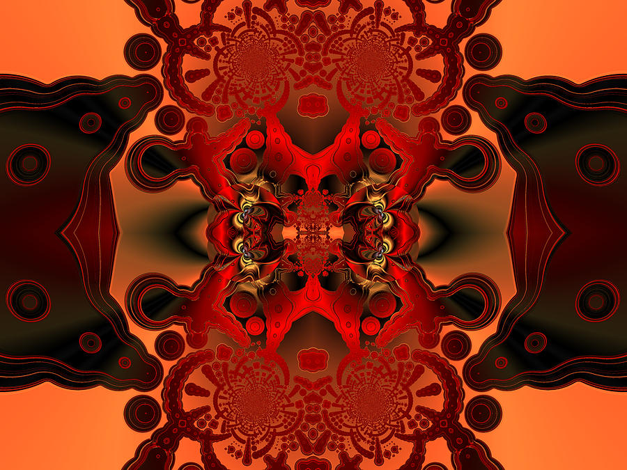 Abstract Digital Art - Intense confrontation by Claude McCoy