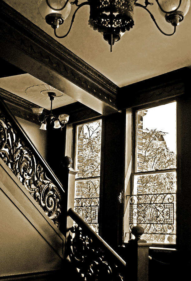Interior Elegance Lost in Time Photograph by DigiArt Diaries by Vicky B Fuller