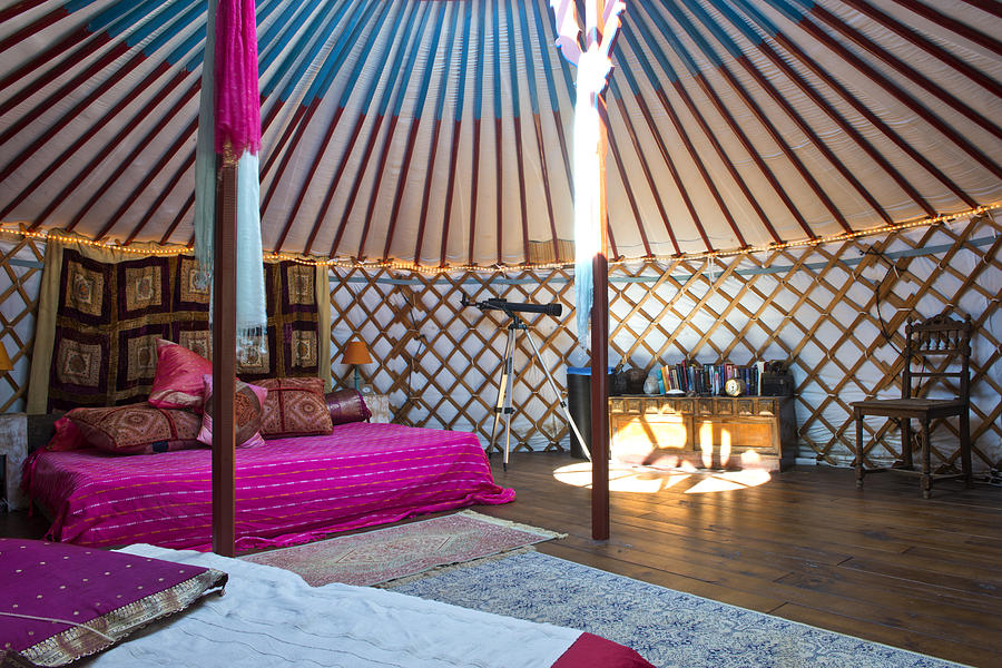 Interior Of A Mongolian Yurt Luxurious Corepics  