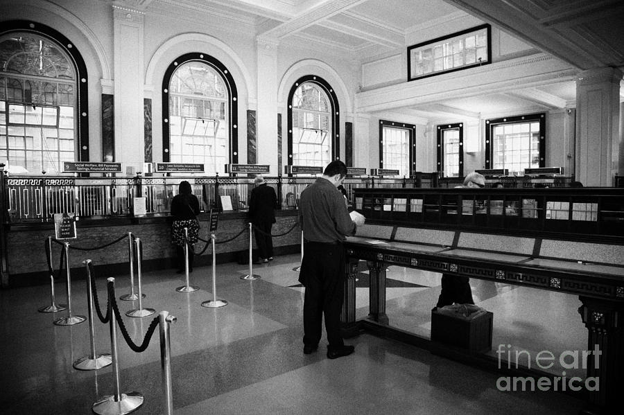 Interior of the general post office GPO on oconnell street in dublin ...