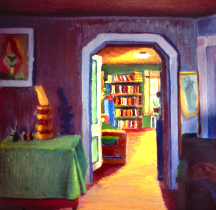 Interior Study Malden 1977 Painting by Nancy Griswold