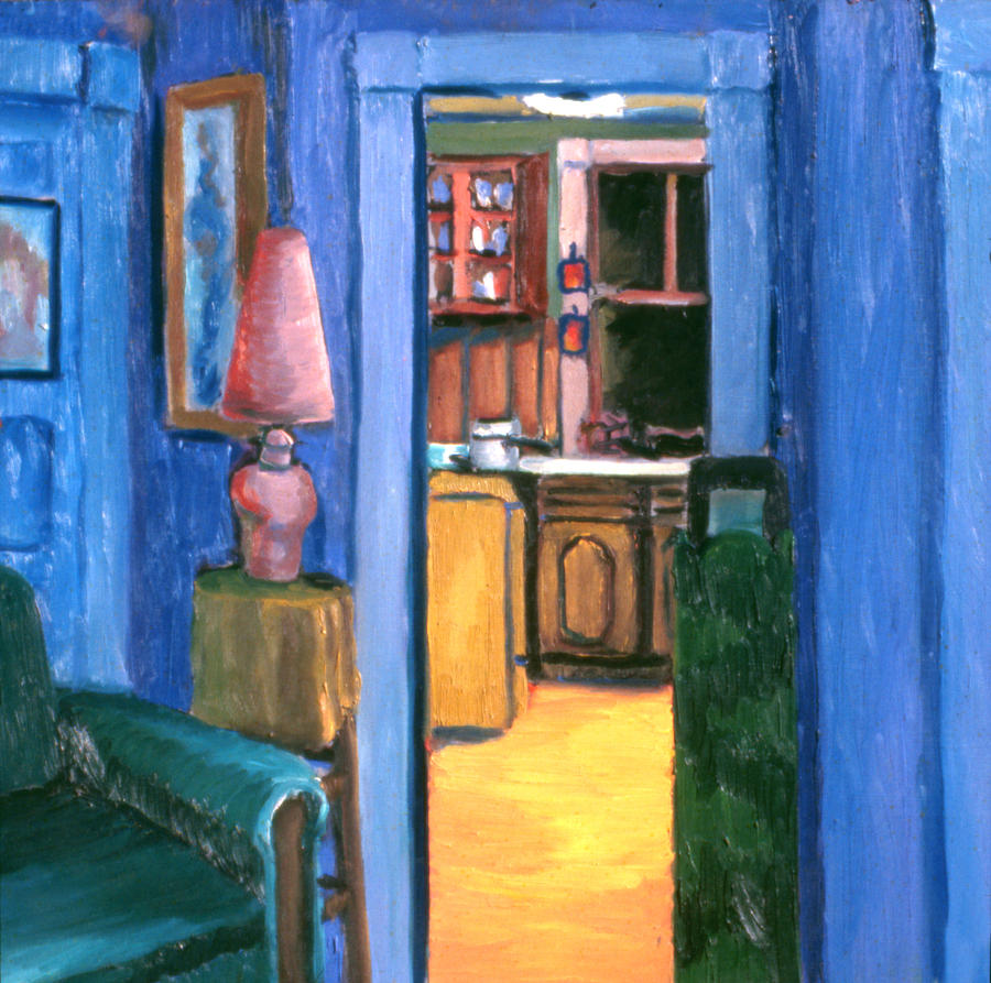 Interior Two Malden 1977 Painting by Nancy Griswold