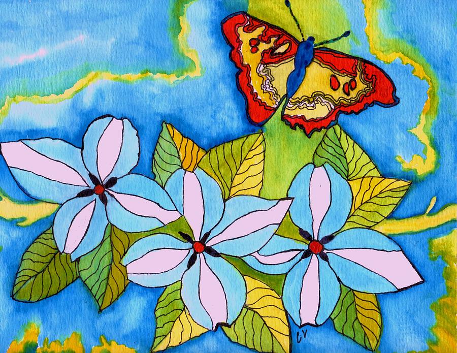 Into Spring Painting by Connie Valasco