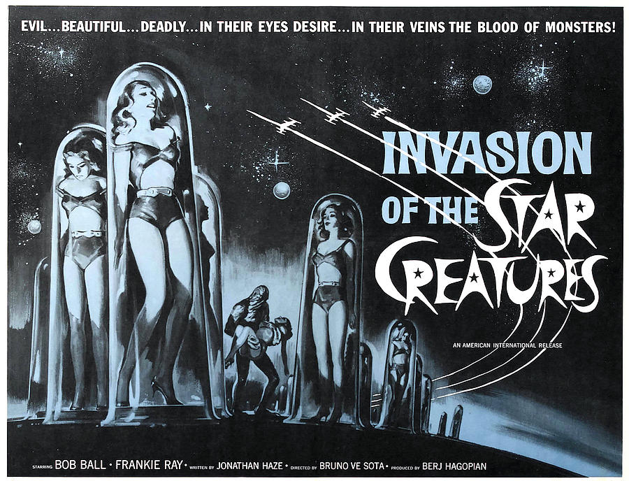 Movie Photograph - Invasion Of The Star Creatures by Everett