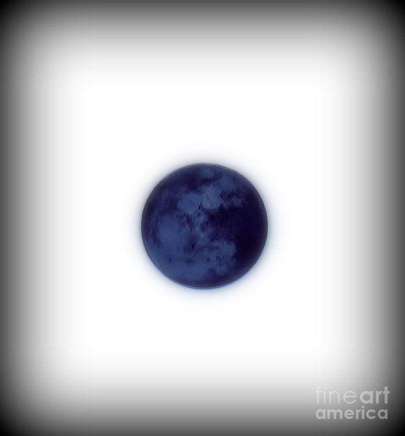 Pumpkin Photograph - Inverted Moon by Elizabeth Hernandez